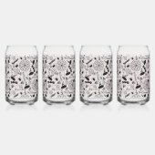 Happy Halloween Blikvorm Glas (Achterkant)