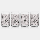 Happy Halloween Blikvorm Glas (Rechts)