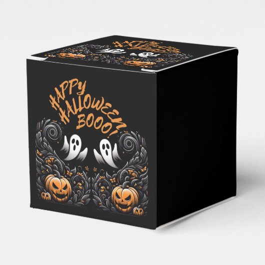 Happy Halloween Boo Bedankdoosjes (Voorkant Zijde)