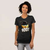 Happy Halloween Boo - Funny Emoji Witch T-shirt (Voorkant volledig)