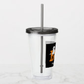 Happy Halloween Boo Ghosts Black Acryl Drinkbeker (Rechts)