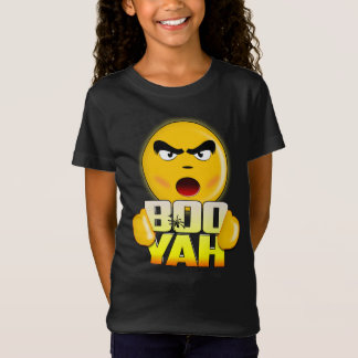Happy Halloween Boo Yah - Funny Emoji T-shirt