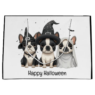 Happy Halloween Boston Terrier Dogs Groot Cadeauzakje