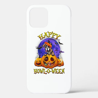 Happy Halloween Boxer met motorpompoen Hondenliefh iPhone 12 Pro Hoesje