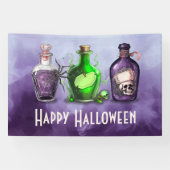 Happy Halloween brasse et Boos Apothecary bannière (Horizontal)