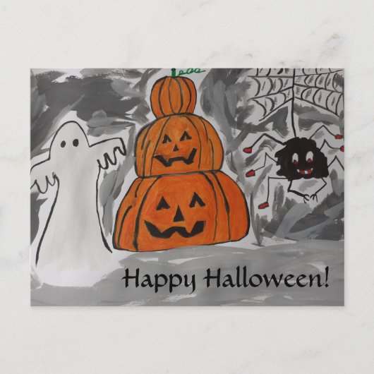 Happy Halloween Briefkaart (Voorkant)