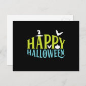 Happy Halloween Briefkaart (Voorkant / Achterkant)