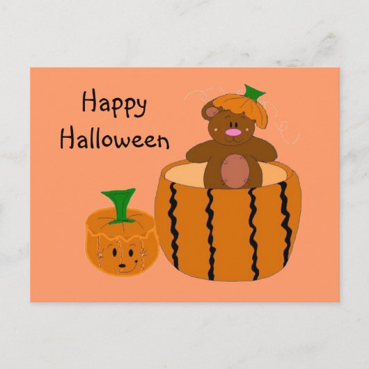 Happy Halloween Briefkaart (Voorkant)