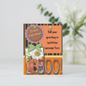 Happy Halloween Briefkaart (Staand voorkant)