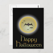Happy Halloween Briefkaart (Voorkant / Achterkant)