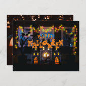 Happy Halloween Briefkaart (Voorkant / Achterkant)