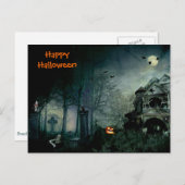 HAPPY HALLOWEEN BRIEFKAART (Voorkant / Achterkant)
