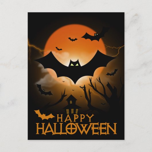 Happy Halloween Briefkaart (Voorkant)