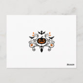 Happy Halloween Briefkaart (Achterkant)