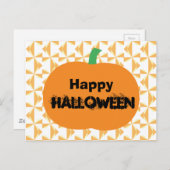 Happy Halloween Briefkaart (Voorkant / Achterkant)