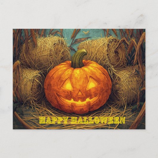 Happy Halloween Briefkaart (Voorkant)