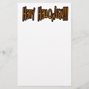 Happy Halloween Briefpapier