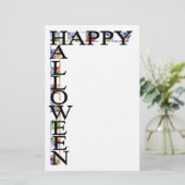 Happy Halloween Briefpapier (Staand voorkant)