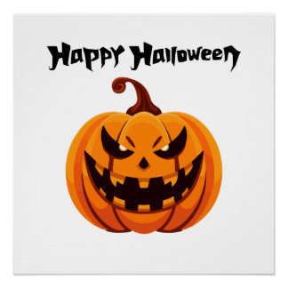 Happy Halloween Brilliant Poster Perfect Poster