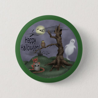 Happy Halloween Buttonnen Ronde Button 5,7 Cm