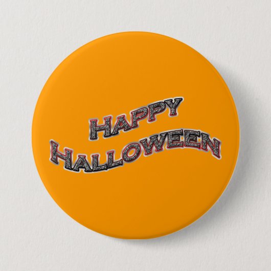 Happy Halloween Buttonnen Ronde Button 7,6 Cm (Voorkant)