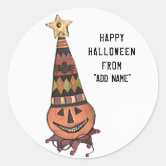 Happy Halloween cadeaubon label