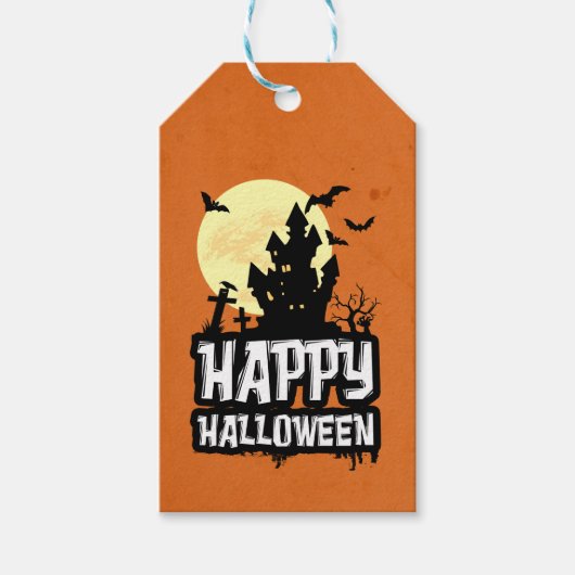 Happy Halloween Cadeaulabel (Voorkant)