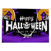 Happy Halloween Cadeaux Sacs 2024 Grand (Dos)