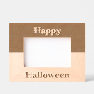 Happy Halloween cadre photo deux tons