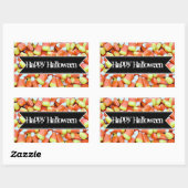 Happy Halloween Candy Candy Stickers Corn (Feuille)