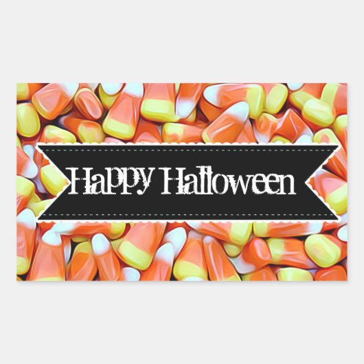 Happy Halloween Candy Candy Stickers Corn (Devant)