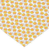 Happy Halloween | Candy Corn Pattern Tafelkleed (Gekanteld)