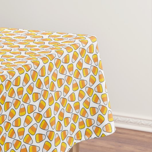 Happy Halloween | Candy Corn Pattern Tafelkleed (Voorbeeld)