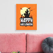 Happy Halloween Canvas Afdruk (Insitu (Woonkamer))