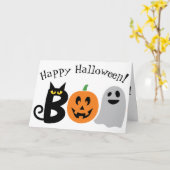Happy Halloween ! Carte de crédit (Fleur jaune)