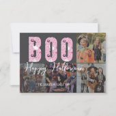 Happy Halloween Carte photo moderne (Devant)