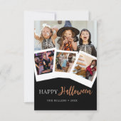 Happy Halloween Carte photo moderne (Devant)