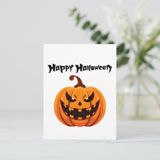 Happy Halloween Carte postale (Debout devant)