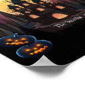 Happy Halloween Castle Poster (Hoek)