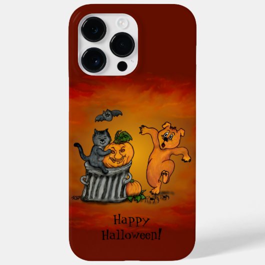 Happy Halloween! Cat Bat Dog en Spider Case-Mate iPhone Case (Achterkant)