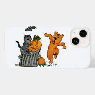 Happy Halloween! Cat Bat Dog en Spider Case-Mate iPhone 14 Hoesje