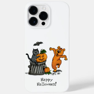 Happy Halloween! Cat Bat Dog en Spider Case-Mate iPhone 14 Pro Max Hoesje