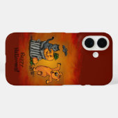 Happy Halloween! Cat Bat Dog en Spider Case-Mate iPhone Case (Achterkant (horizontaal))