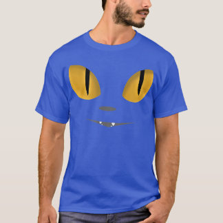 Happy Halloween Cat Eyes Spooky Scary Cat Face TSh T-shirt