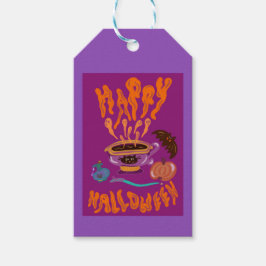 Happy Halloween Cat Lover Coffee Cup Canvas tas Cadeaulabel