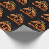 Happy Halloween Cat Pumpkin Cadeaupapier (Hoek)