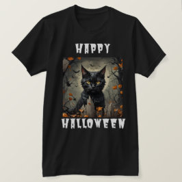 Happy Halloween Cat T-shirt