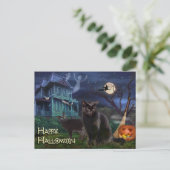 Happy Halloween Cats Briefkaart (Staand voorkant)