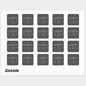 Happy Halloween Chalkboard Typographie Stickers (Feuille)