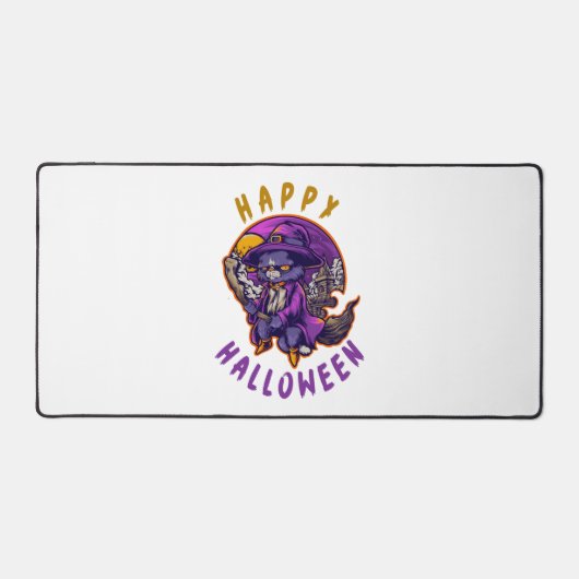 Happy Halloween Chat sorcier Halloween (Recto)